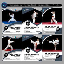 跆拳道展板