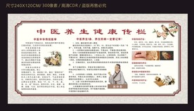 中医健康宣传栏