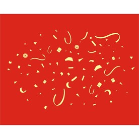 卡通喜庆春节纸屑红包雨漂浮元素