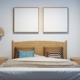 卧室装饰画挂画样机效果图设计