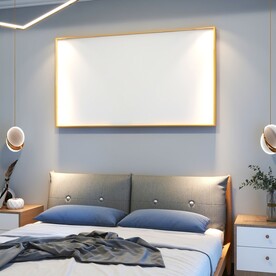 卧室装饰画挂画样机效果图设计