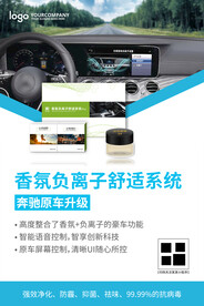 香氛负离子海报