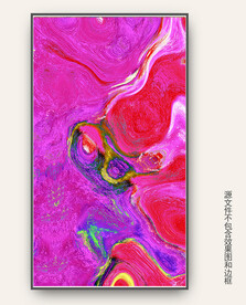 客厅酒店抽象画花纹条纹底纹