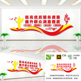 社区服务文化墙