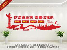 职业健康文化墙