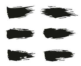 毛笔纹理墨迹泼墨水墨干毛笔笔刷