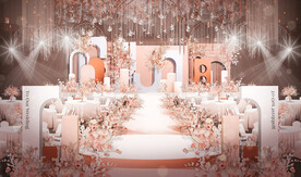 粉色婚礼