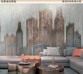 现代简约背景墙壁纸