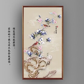 新中式花开富贵花鸟国画装饰画