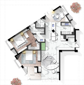 户型图 家配图 洋房图图片