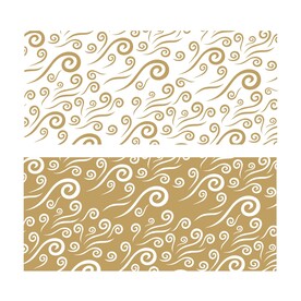 中国风浪花水纹祥云古典花纹云纹