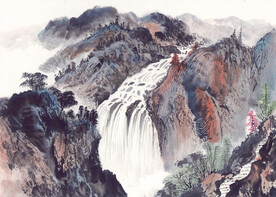 山水 千里江山画