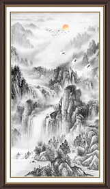 玄关山水画