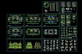 某欧式办公楼施工图