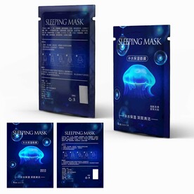 面膜包装平面图 