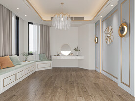 欧式卧室场景空景