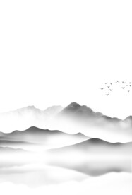 高清分层透明底拉门打印图