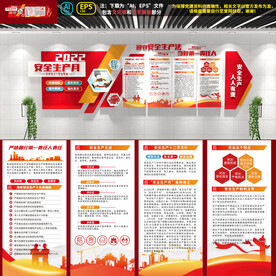 安全生产月展板