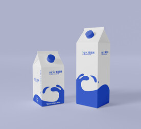牛奶盒样机