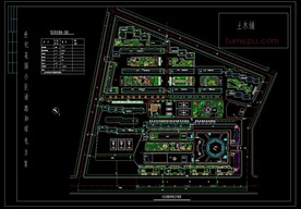 世纪花园小区总平面图