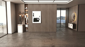 现代极简 轻奢餐厅 空场景