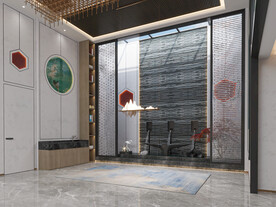 新中式直播间场景