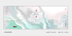 水墨电视背景墙