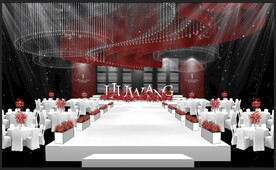 红色水晶婚礼效果图