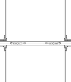 高清分层透明底推拉门打印图