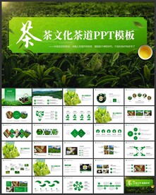 茶道茶叶茶园茶文化品茶PPT