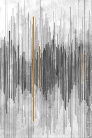 光影抽象彩色线条玄关装饰画