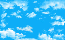 蓝天白云