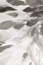 轻奢装饰画 灰白抽象画