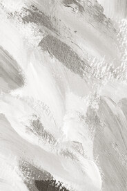 轻奢装饰画 灰白抽象画