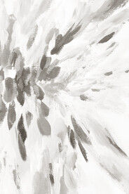 轻奢装饰画 灰白抽象画