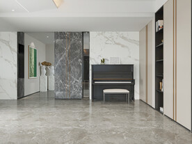 客餐厅背景墙场景