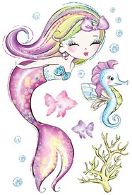 卡通可爱美人鱼