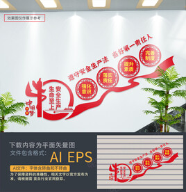 安全生产楼道文化墙