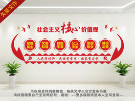 价值观背景墙