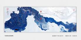 茶楼水墨装饰画