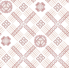 数码印花几何图