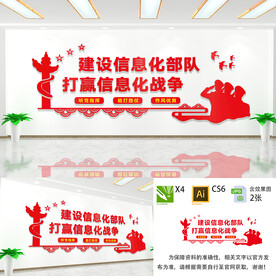 部队军队文化墙