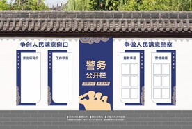 警务公开栏宣传栏