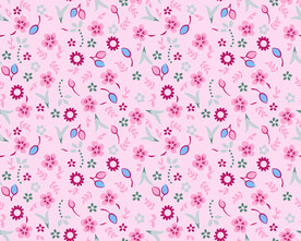 数码印花小碎花