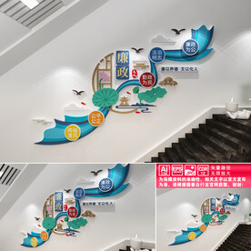 廉政楼道文化墙