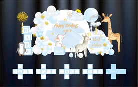 森林动物场景布置