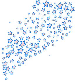 数码星星几何裁片