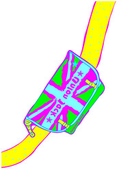 数码英文包包裁片