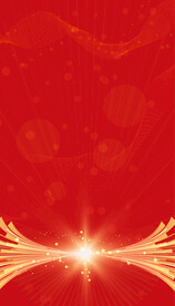 聚焦光线金红色排行展榜喜庆背景