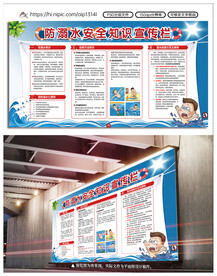防溺水安全知识宣传栏